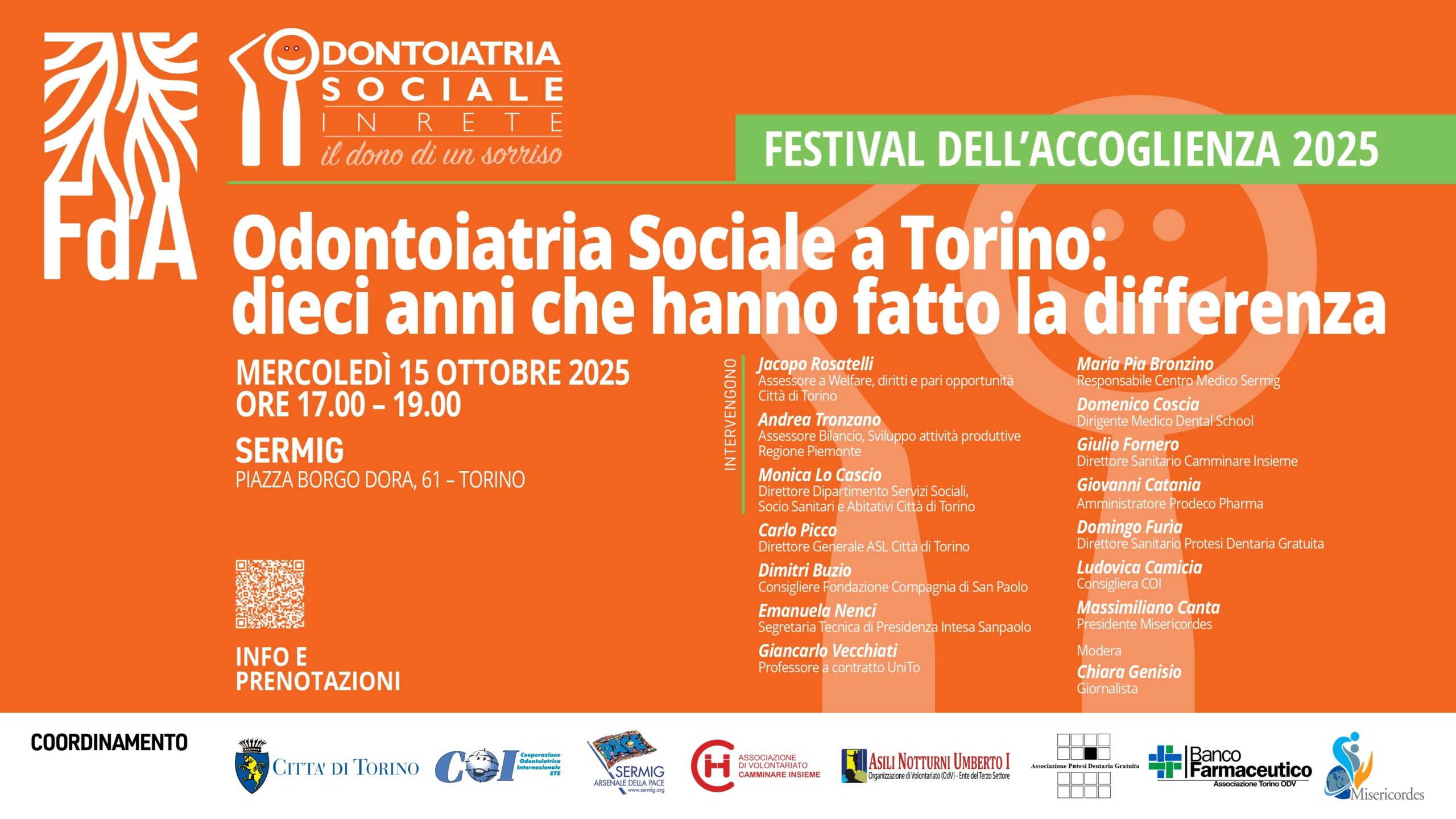 Odontoiatria Sociale a Torino: dieci anni che hanno fatto la differenza