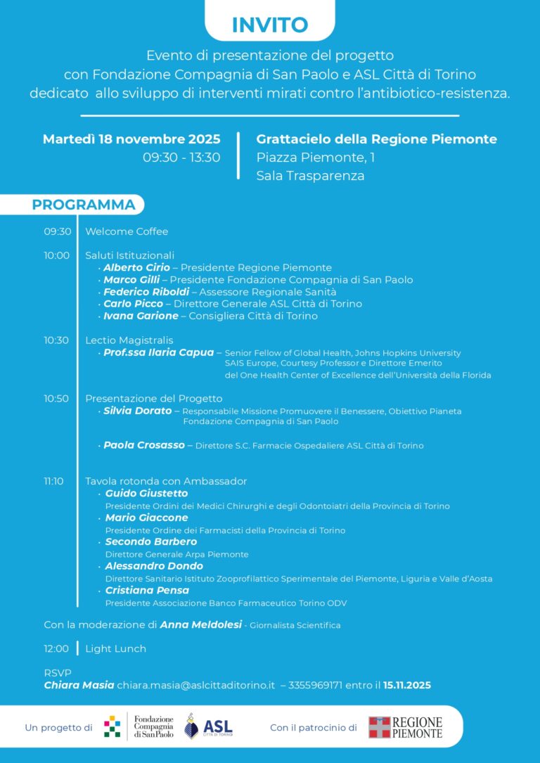 L'antibiotico si cura - 18 novembre 2025