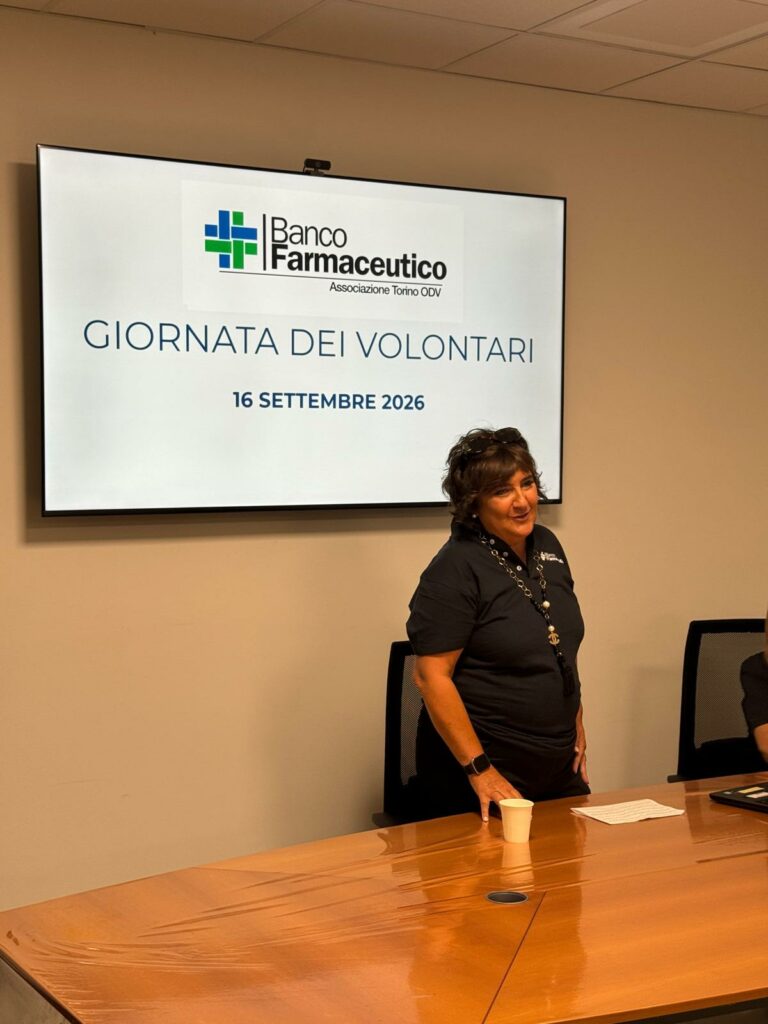 GIORNATA DEI VOLONTARI DI BANCO FARMACEUTICO TORINO 16/09/26