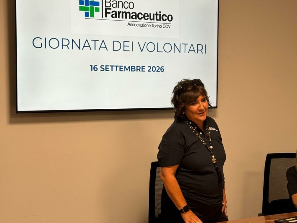 GIORNATA DEI VOLONTARI DI BANCO FARMACEUTICO TORINO 16/09/26